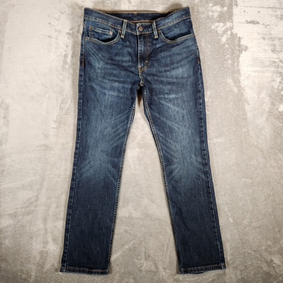 Levi's 511 Jeans Men's‎ 32X29 (Tag 32X30) Blue Skinny Denim Cotton Blend - Picture 1 of 16